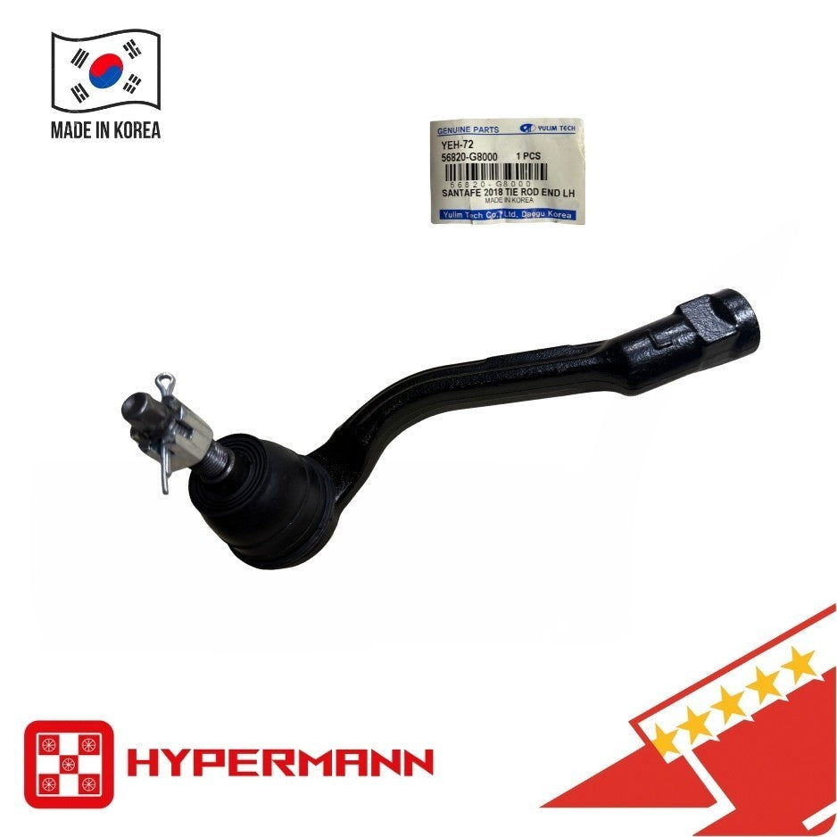 YULIM 56820G8000 FRONT LEFT OUTER Tie Rod for 20-24 Palisade Sonata Kia Optima