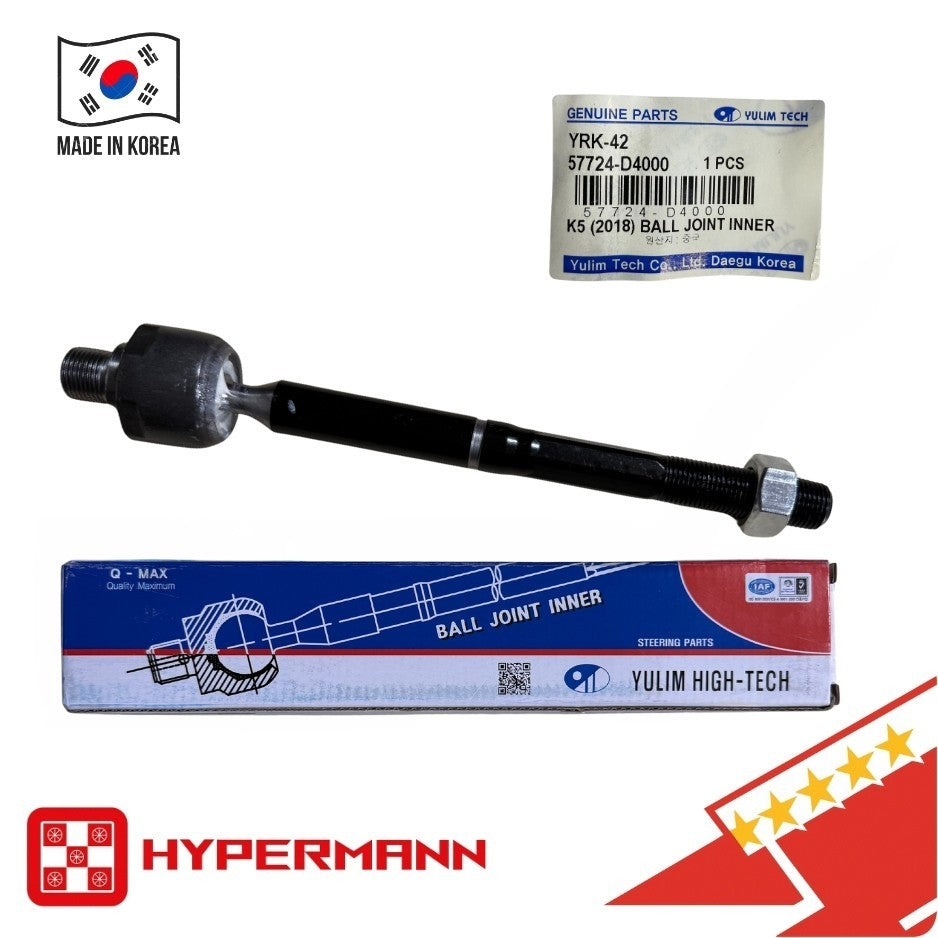 YULIM 57724D4000 Առջևի ձախ և աջ ներքին ղեկային ձող, որը համապատասխանում է KIA Optima 16-2020-ին