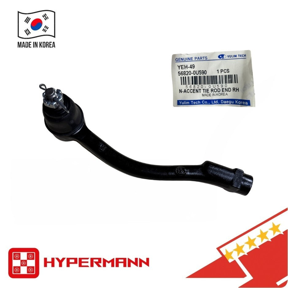 YULIM 568200U590 Outer Tie Rod End RIGHT RH 2012-14 Hyundai Accent 1.6L Kia Rio