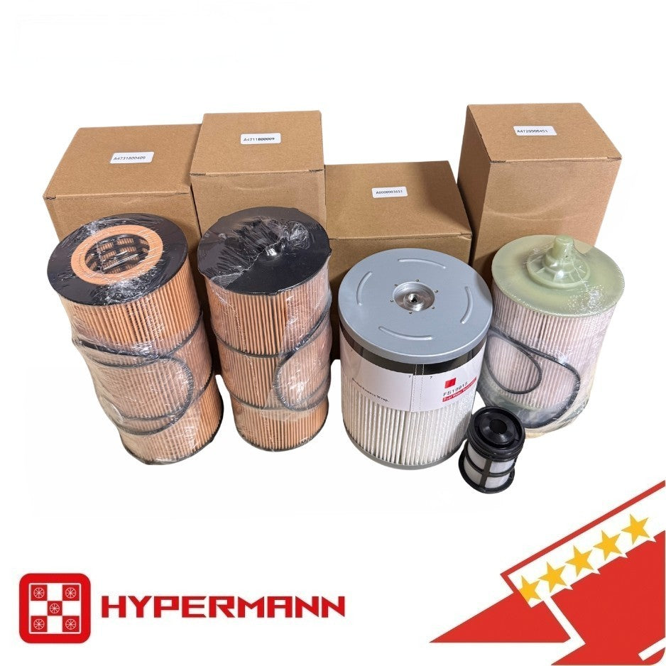 4X Engine Air Filter Kit Fits For Freightliner Cascadia DD Series DD13 DD15 DD16