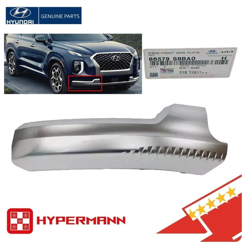 GENUINE Front Skid Plate Bumper Lower RIGHT RH for PALISADE Calligraphy 21-22