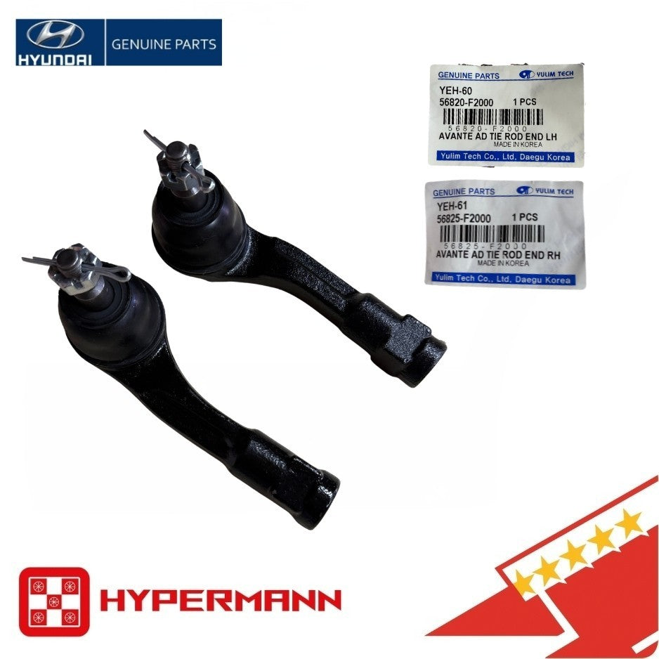 YULIM 2PCS PAIR Outer Tie Rod End RIGHT LEFT Side Elantra 17-22 Kona KIA Forte