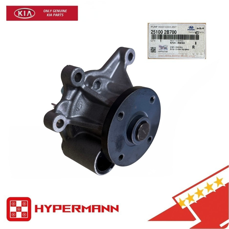 ☑️GENUINE Water Pump for 10-16 Sonata Veloster Optima Soul Rio 1.6L 25100-2B700