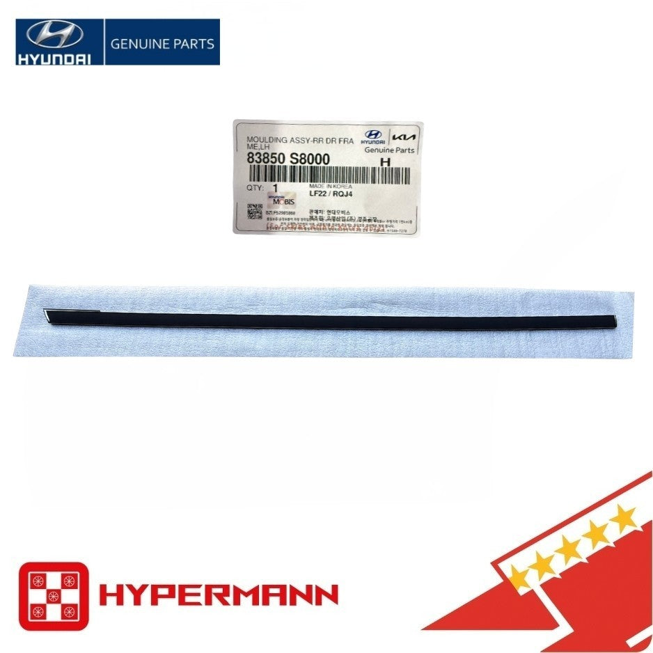 GENUINE👑Rear Left Side Door Frame Molding For 20-25 Hyundai Palisade 83850S8000