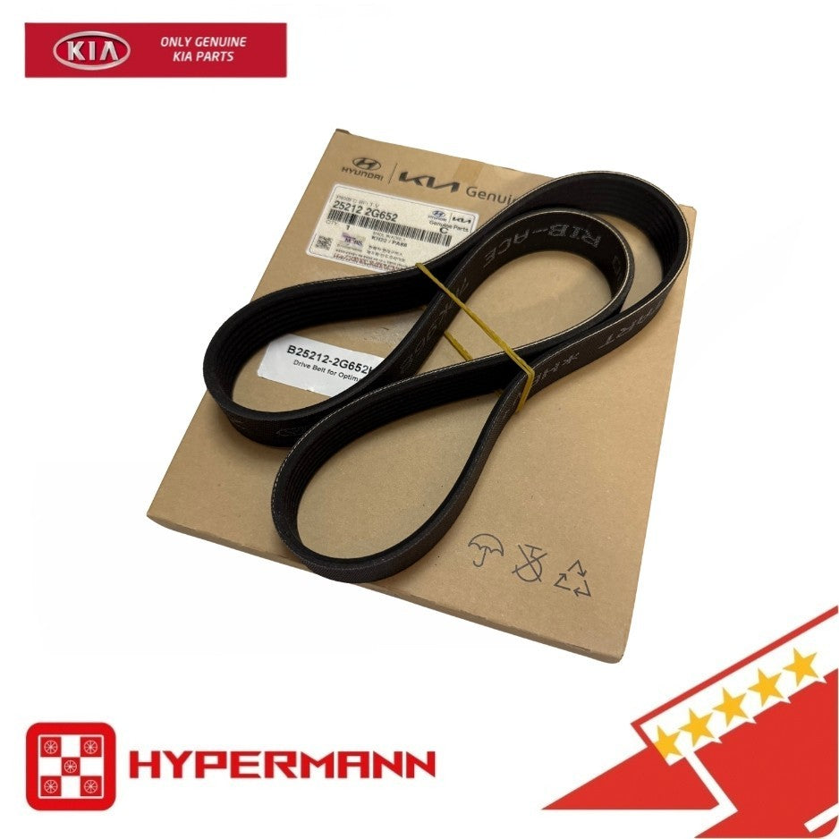 GENUINE👑Serpentine Belt For HYBRID 11-16 Hyundai Sonata & Kia Optima 252122G652