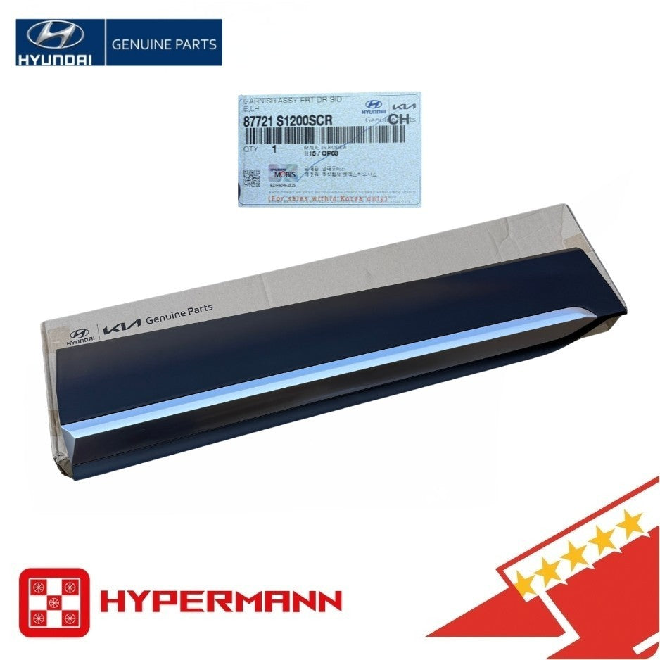 GENUINE👑 Front Left Door Lower Molding For 21-22 Hyundai Santa Fe 87721S1200SCR