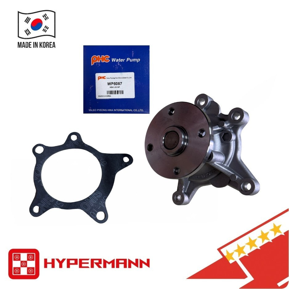 ☑️PHC VALEO 251002B700 Water Pump for 2010-16 Sonata Veloster Optima Soul Rio 1.6L