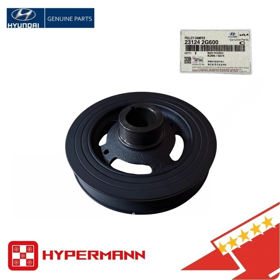 Բնօրինակ 231242G600 Շարժական լիսեռի ճախարակի հարմոնիկ հավասարակշռիչ Sonata 09-2016 Kia Forte