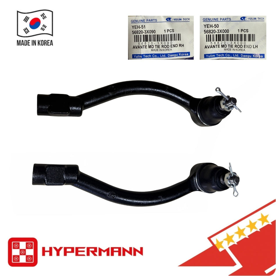 YULIM 2 PCS Tie Rod End Outer Left & Right Hyundai Elantra 2011-2017 Kia Soul
