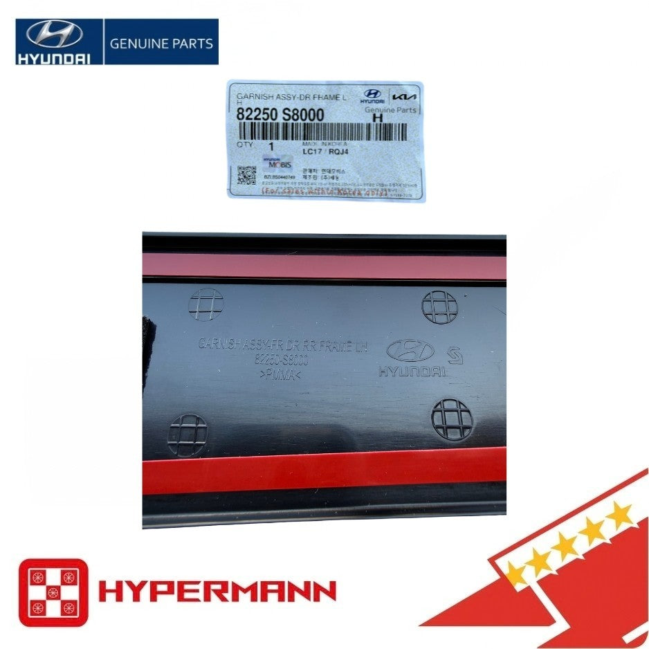 GENUINE👑  Door Frame Garnish Left Driver Side 82250-S8000 For Hyundai Palisade