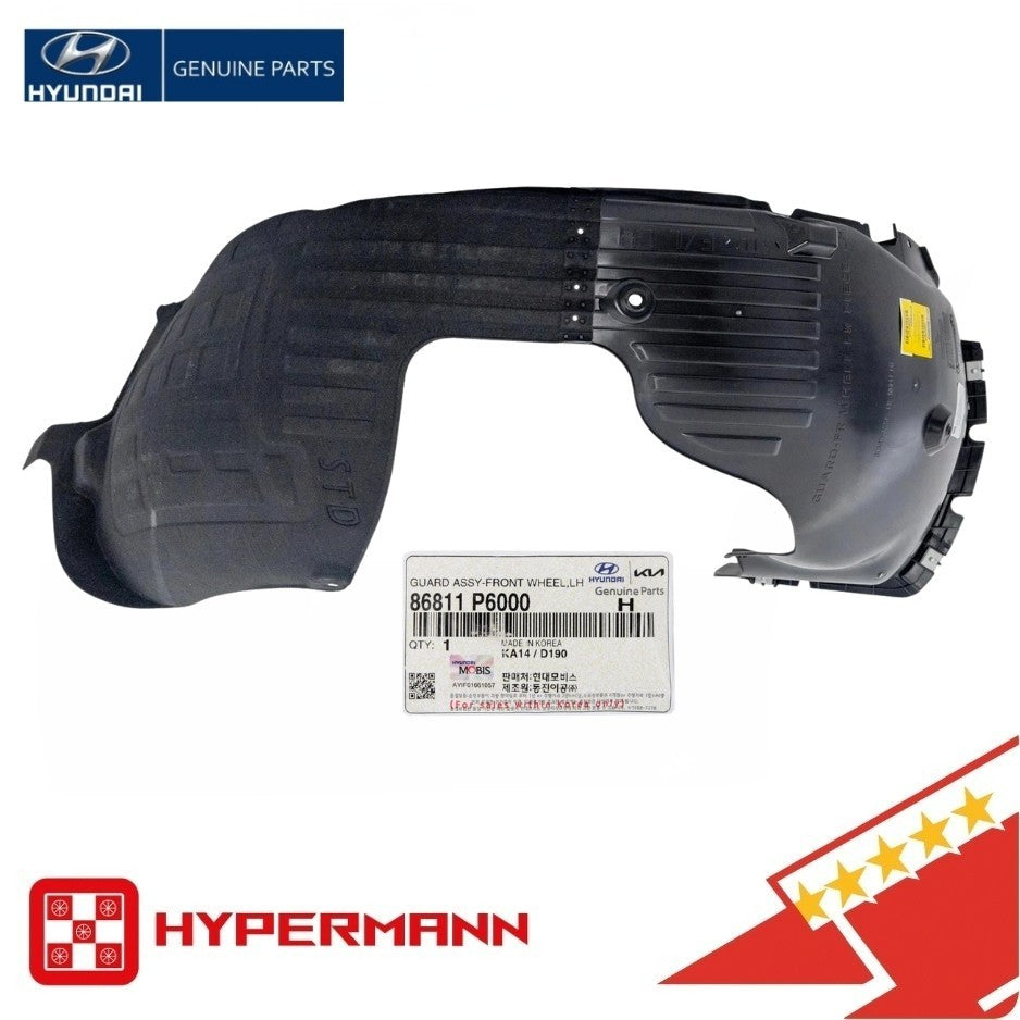 GENUINE 👑 Front Left Fender Liner Inner For 24-26 Hyundai Santa Fe 86811-P6000