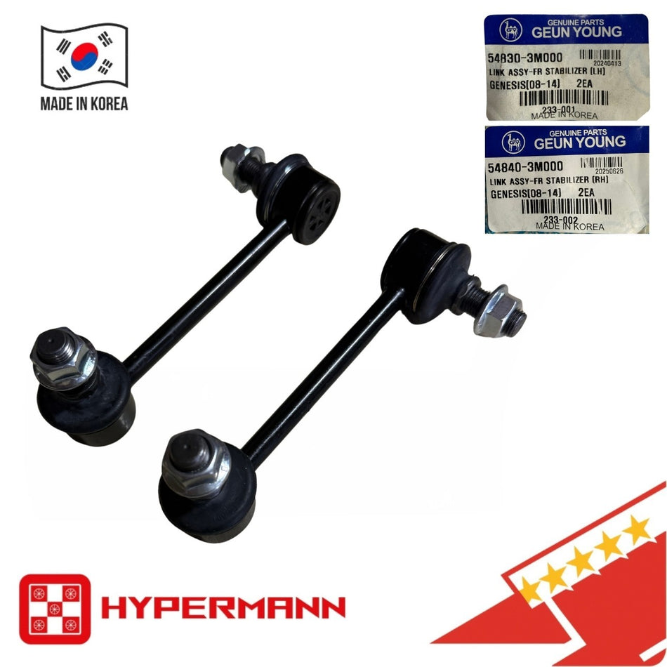 GY 2PCS Stabilizer Bar Link FRONT LEFT & RIGHT Hyundai Genesis Equus 2009-2014