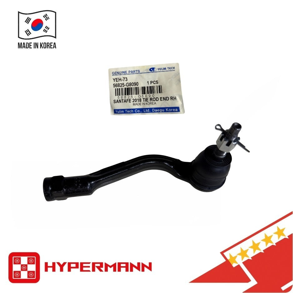 YULIM 56825G8090 Front RIGHT Outer Tie Rod Fits 20-24 Palisade Sonata Kia Optima