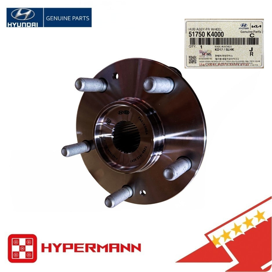 ☑️GENUINE 51750K4000 FRONT Wheel Hub Bearing for Kia Niro Kona EV 2019-2023 OEM