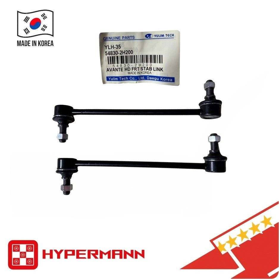🟩YULIM 2PCS SET 54830-2H200 Stabilizer Link Sway Front LEFT RIGHT Elantra 06-10