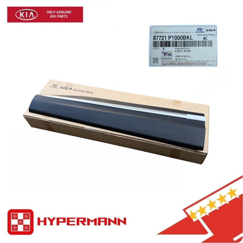 GENUINE👑 87721P1000BKL Front Left Driver Door Lower Molding 23-25 Kia Sportage