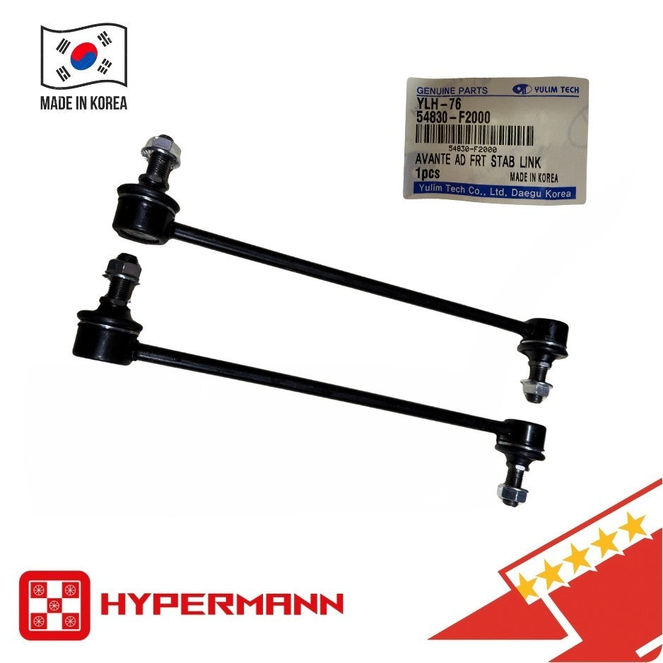 YULIM 2PCS SET 54830F2000 Front Sway Bar Link Stabilizer Elantra 20-22 Kia Forte 🌐