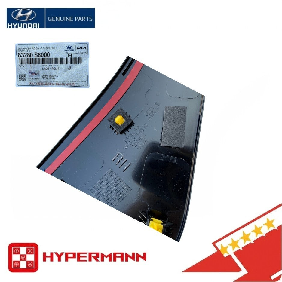 GENUINE👑Garnish Rear Right Door Frame For 20-25 Hyundai Palisade 83280-S8000