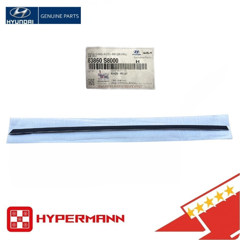 GENUINE 👑 83860-S8000 Rear Right Door Frame Molding For 20-25 Hyundai Palisade