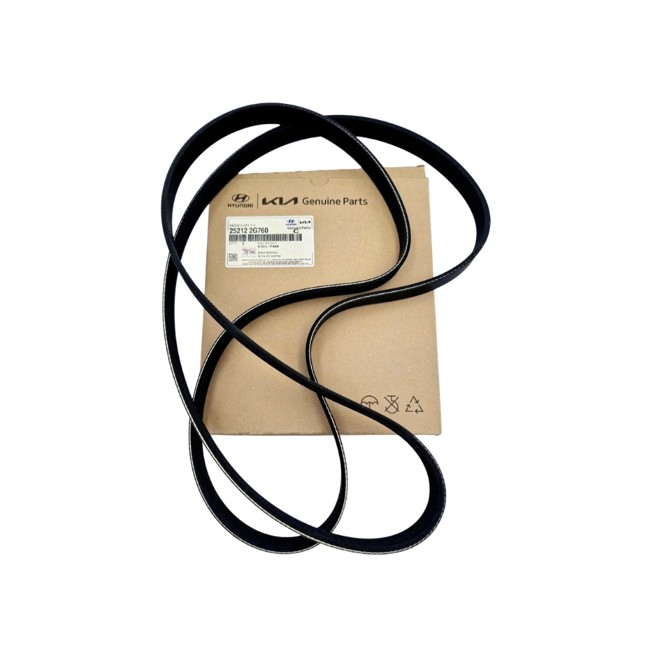 GENUINE 252122G760 Serpentine Fan Drive Belt For Hyundai Tucson  & Kia Sorento 2.4L 2.0L