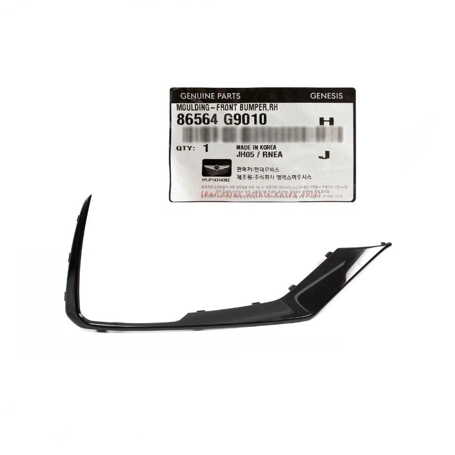 GENUINE 86564G9010 Front Bumper Lower Molding Right Passenger Side For Genesis G70 2019-20