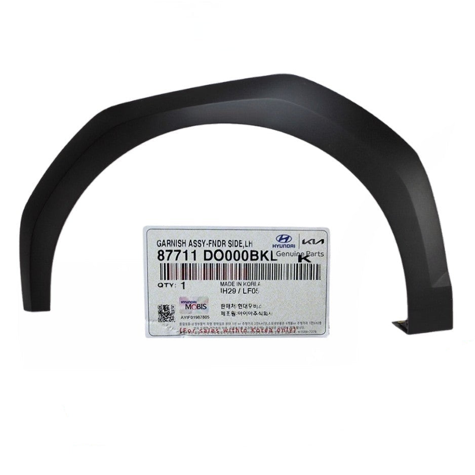 GENUINE 87711DO000BKL Front Left Driver Side Garnish Assy Fender For 2024-2025 Kia EV9