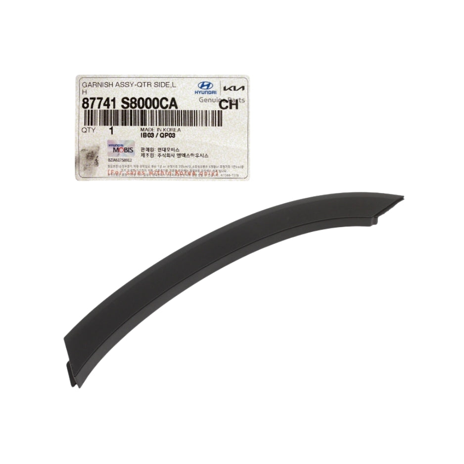 GENUINE 87741S8000CA Rear Fender Molding Left Driver Side For 2020-2024 Hyundai Palisade