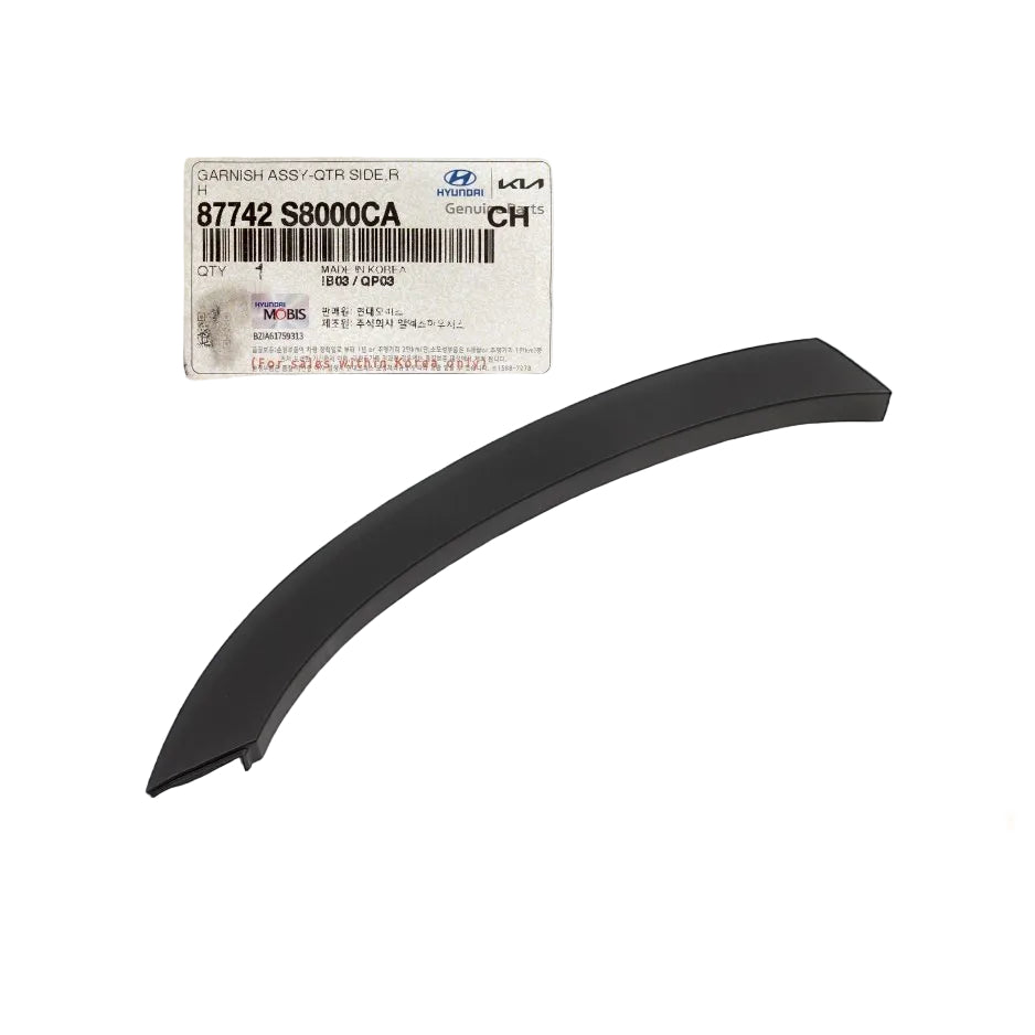 GENUINE 87742S8000CA Rear Fender Molding Passenger Right Side For 2020-2025 Hyundai Palisade