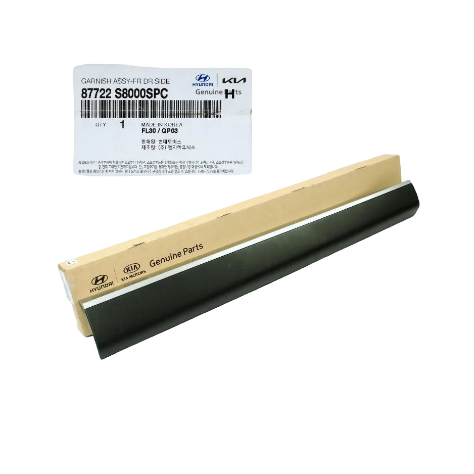 GENUINE 87722S8100SCR Front Door Lower Molding Garnish Right Side For Hyundai Palisade 2020-2022