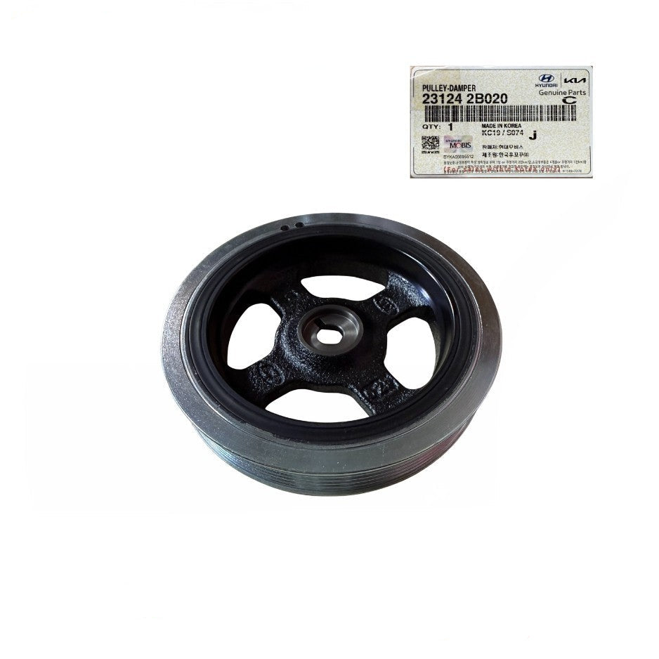 Genuine 231242B020 Crankshaft Pulley Vibration Damper For Hyundai & Kia 1.6L