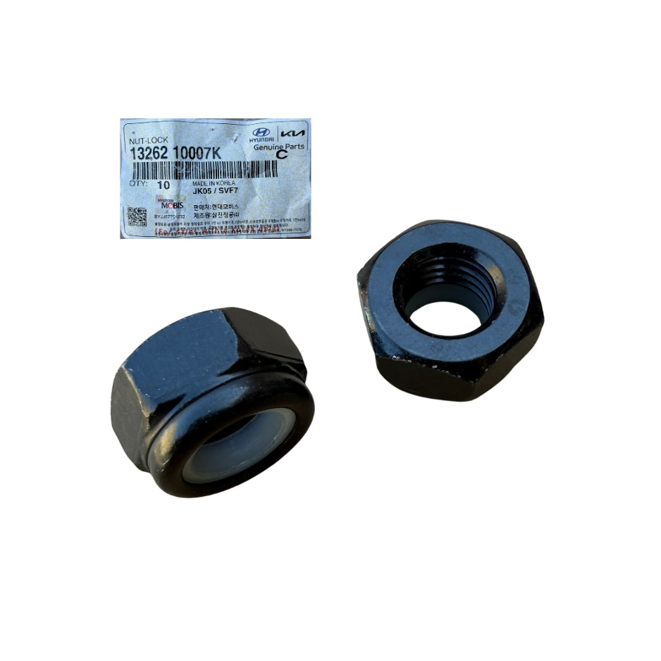 Genuine 2PCS 1326210007K Kia Hyundai 2005-2021 Nut Lock Right Left Side For Suspension