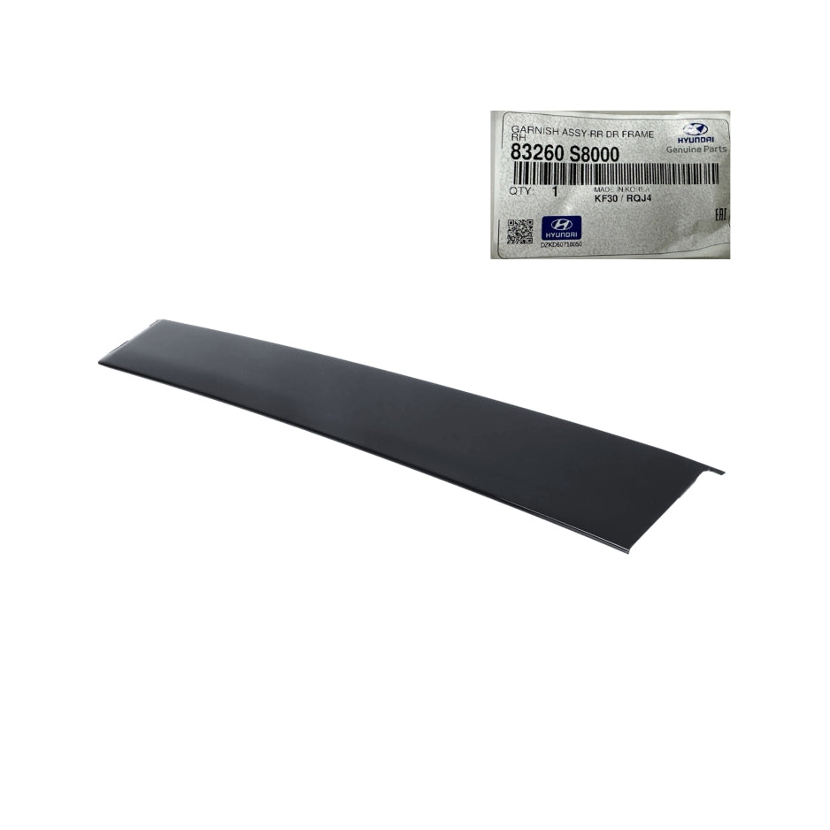 GENUINE 83260S8000 Garnish Rear Right Side Door Frame For 2020-2025 Hyundai Palisade