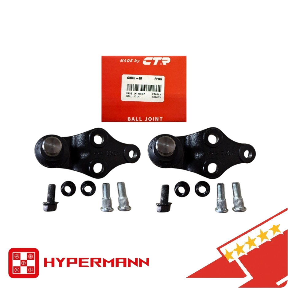 ☑️CTR 2 PCS 545302T010 Ball Joint Lower FRONT LEFT RIGHT Kia Sorento Optima 11-15