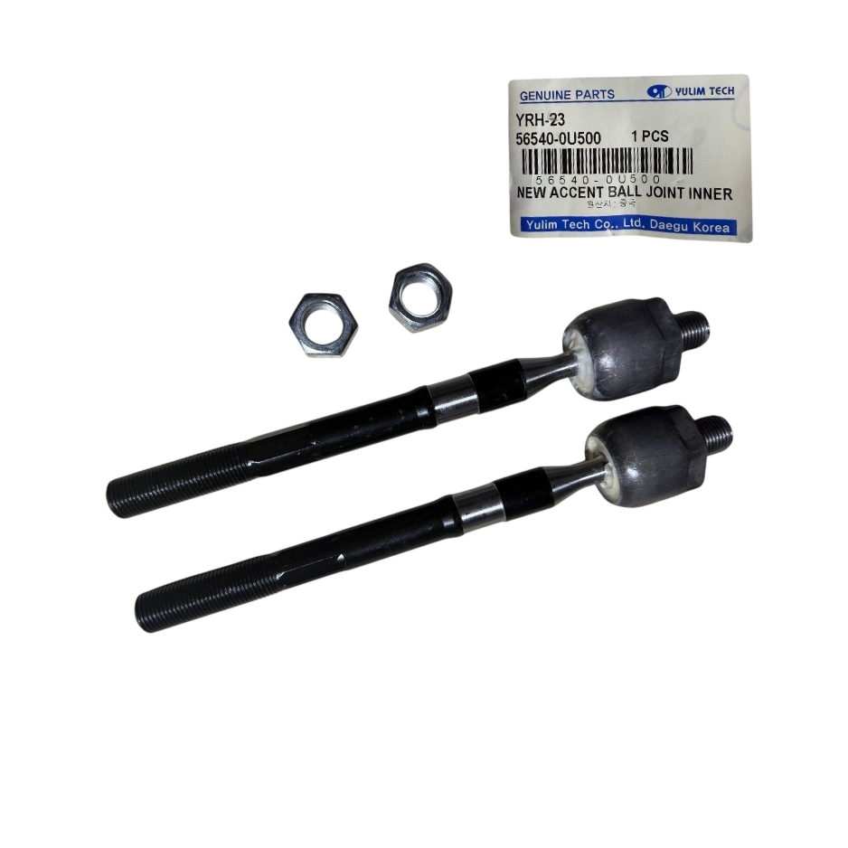 ☑️YULIM 2 PCS SET  565400U500 Ball Joint Inner Tie Rod For KIA RIO 2012-2017 LH RH