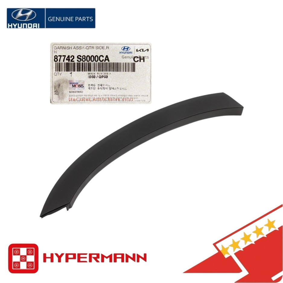 GENUINE 87742S8000CA 20-25 HYUNDAI PALISADE for REAR Fender Molding PASSENGER