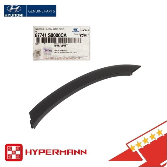 GENUINE 87741S8000CA Rear Fender Molding LEFT DRIVER 20-2024 HYUNDAI PALISADE