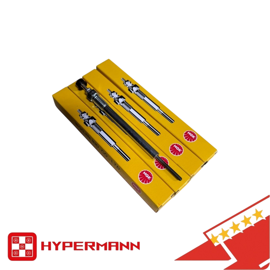 NGK 4PCS SET 367104A710 Y508J Glow Plug Hyundai H1 Starex 2002-2009 Sorento OEM