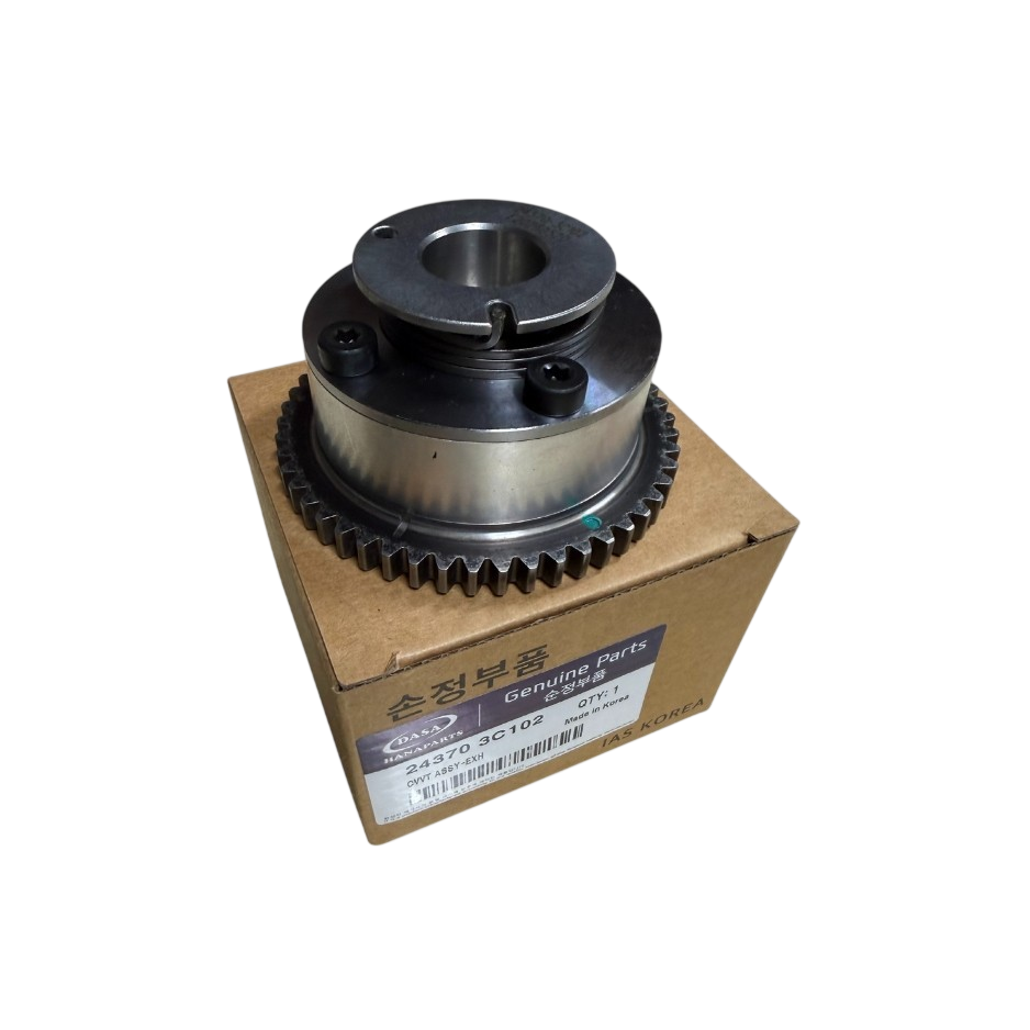 OEM 243703C102 Camshaft Adjuster Gear for 2011-2014 Kia Sorento Sedona 2009-2012 Hyundai Santa Fe Genesis