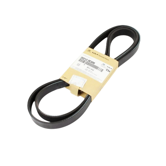 Genuine 252122E300 Serpentine Belt V-Belt for 15-20 HYUNDA KIA Forte Kona 2.0L